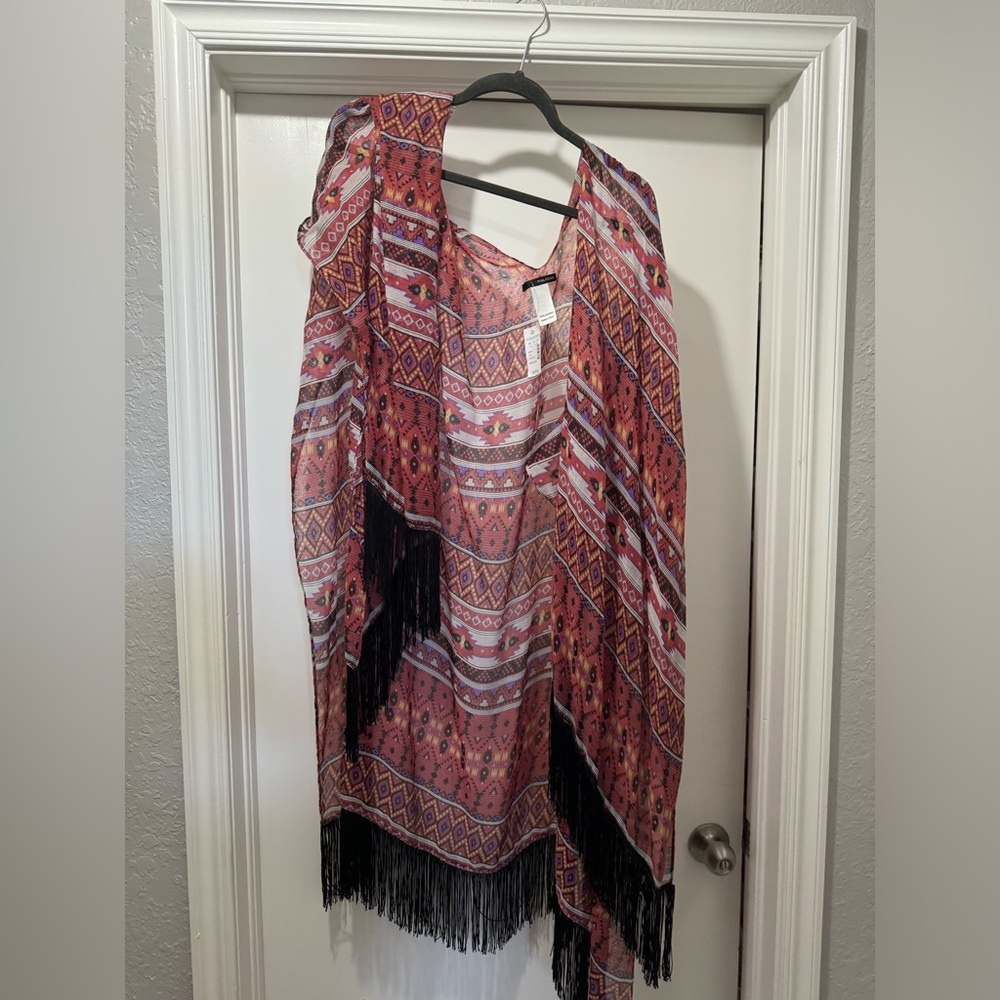 “One size” cardigan